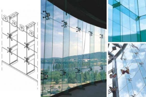 Vách mặt dựng hệ Spider